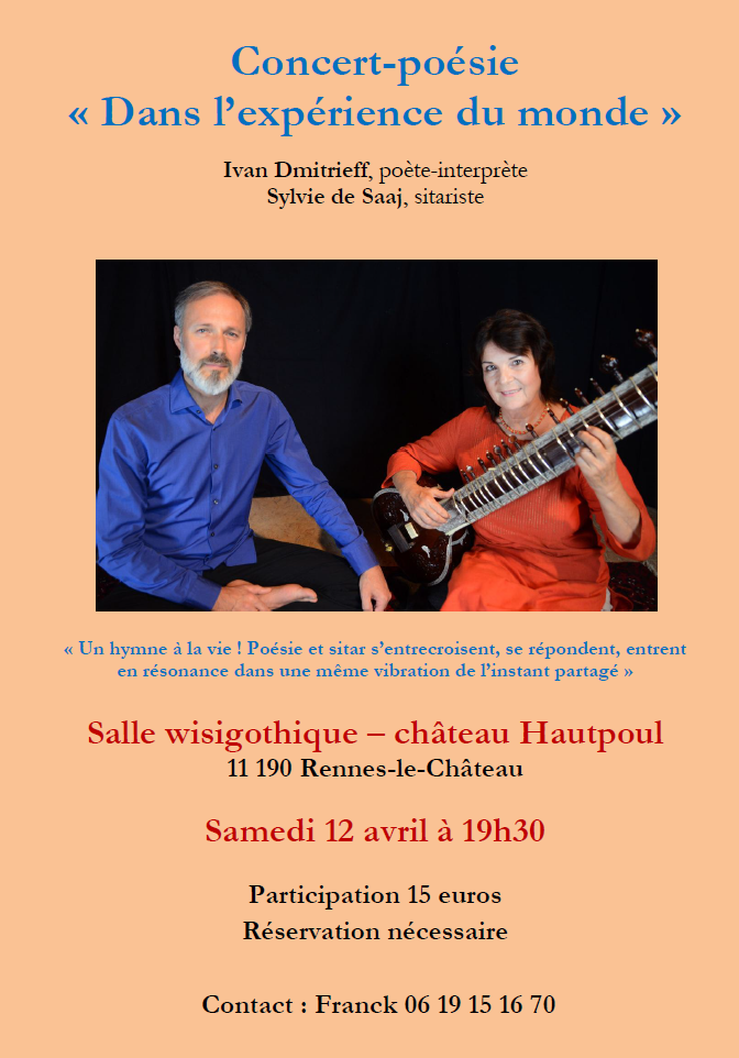Concert poesie du 12 avril 2025